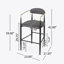Tabouret de bar (ensemble de 2)