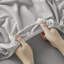 Draps pour lit très grand 50% coton - Mélange de draps fins toutes saisons élégants et chics-121163580-121163581
