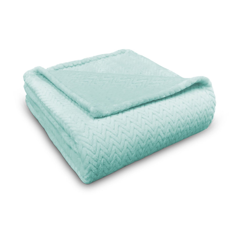 Jeté Sharkskin, Bleu