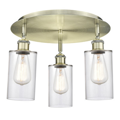 Ervine Glass Semi Flush Mount