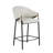 Garrion Upholstered Counter Stool with Metal Frame-869492162