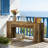 Rustic Wooden Nuri with Heavy-Duty Reinforced Top and 300 lbs Capacity for Entryway or Hallway Use.-551636545