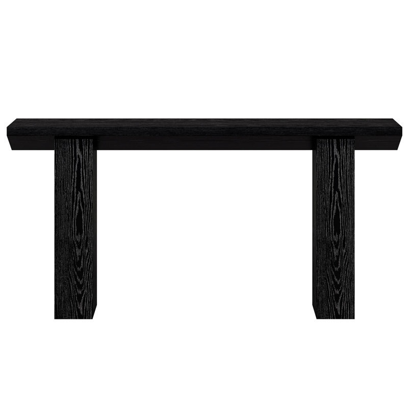 Farmhouse Console Table, Narrow Table For Entryway And Hallway