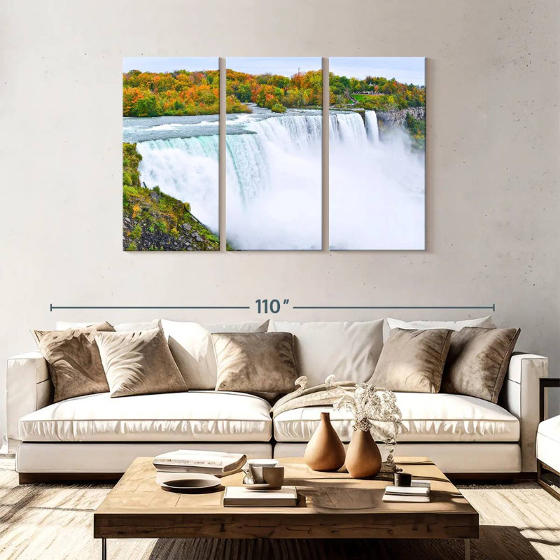 Alvord, automne aux chutes du Niagara, H 48 po x l 74 po