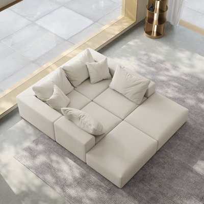 Ensemble de canapé modulaire rembourré Modern