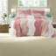 Ensembles de literie en fausse fourrure douce et confortable, simple / simple TG, rosé multicolore