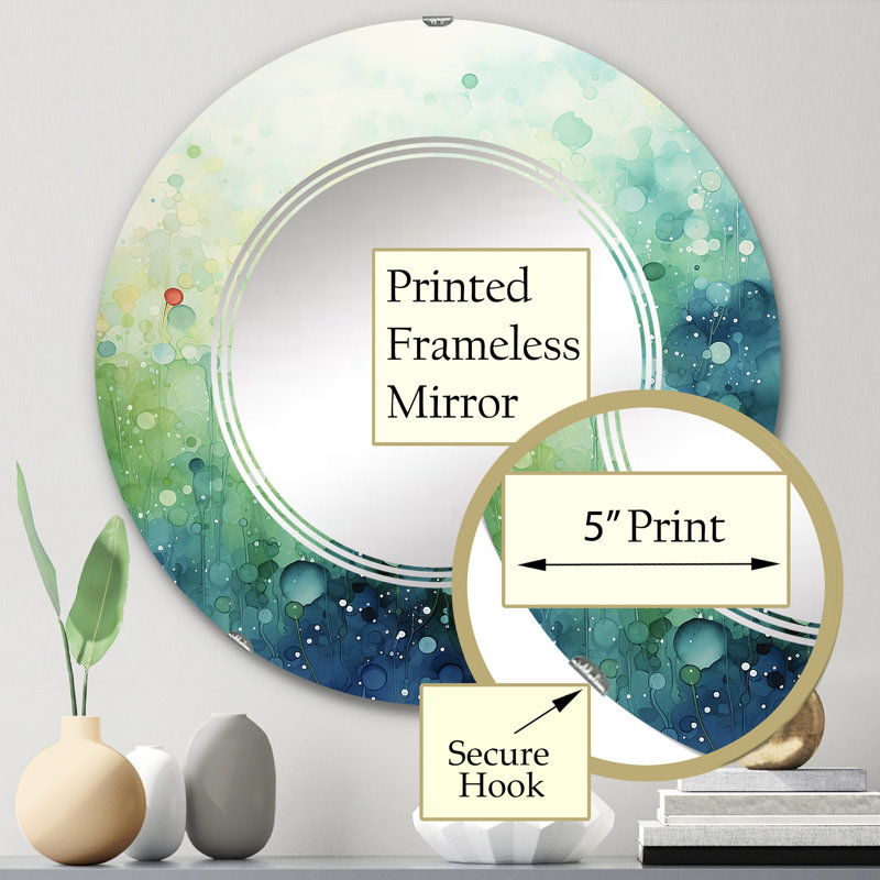 Cayuta Circle Wall Mirror, 24" x 24"