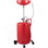 Vidange du réservoir de vidange Vidange d'huile portative 20 gallons, vidange d'huile à air, contenant de vidange d'huile, entonnoir de vidange de transfert de carburant réglable, avec roue pour faciliter le retrait de l'huile