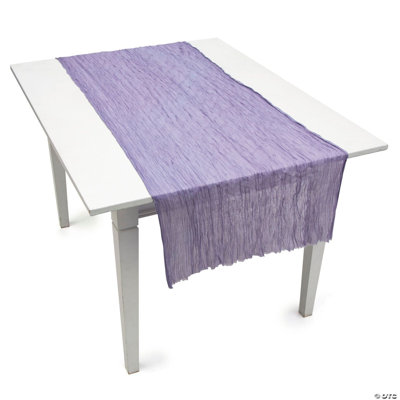 70 x 30 Inch Lavender Gauze Table Runner