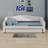 Upholstered Daybed With LED Belt And Trundle-1663821395