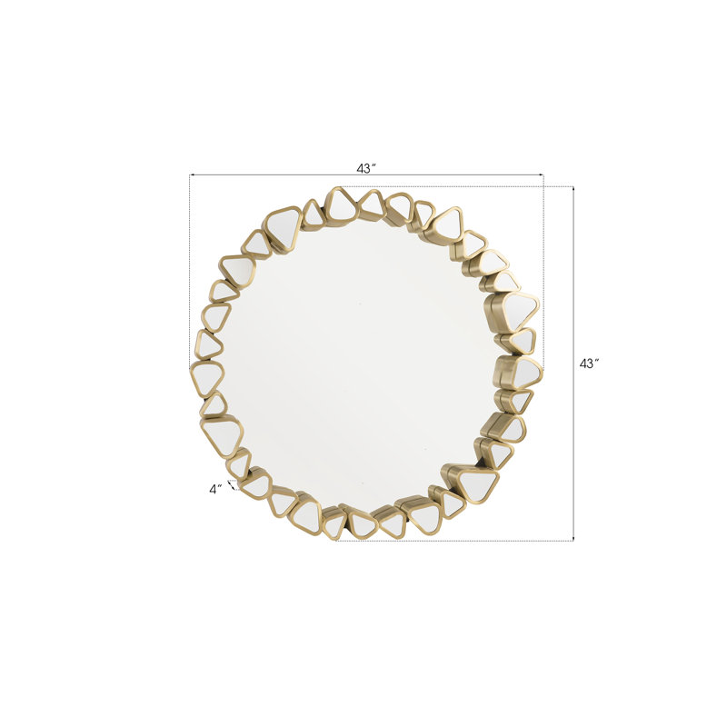 Pebble Glam Accent Mirror