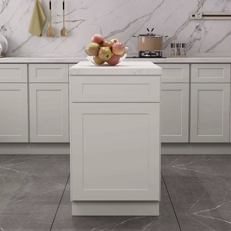 Armoire de cuisine Shaker Dove, H 34,62 po x l 24,12 po x P 18,12 po