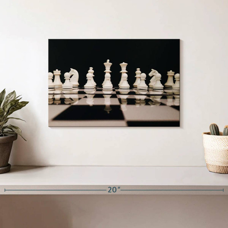 Senne Chess Game, 8" H x 12" W