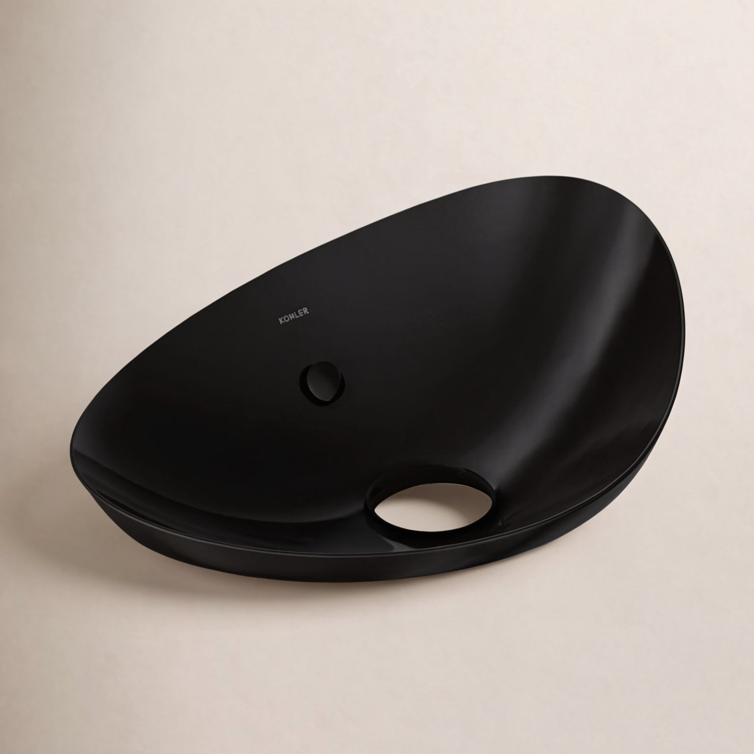 Veil Specialty Vessel Bathroom Sink, Black Black™