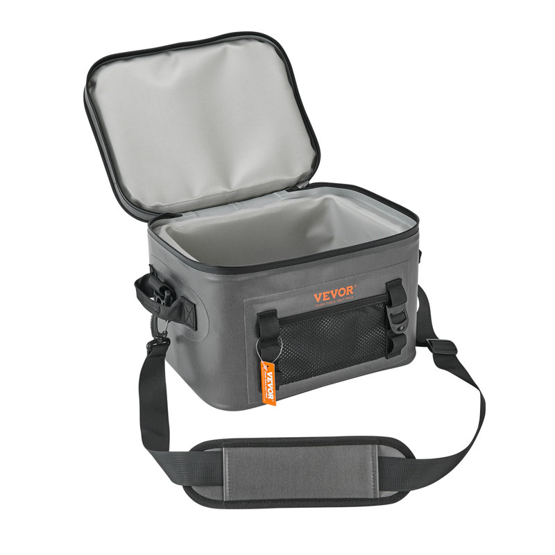 VEVOR 16 Quarts Picnic Tote Bag Cooler in Gray