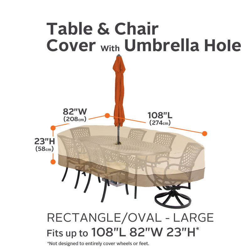 Paulding Outdoor Patio Dining Set Cover