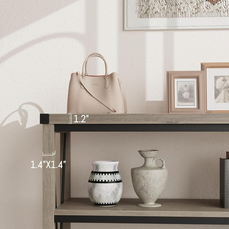 Gifferd 13.4'' Console Table, Grey