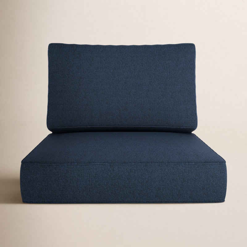 Coussin de chaise longue d'extérieur 28,5 po Lani Sunbrella®, Spectre indigo Sunbrella®