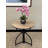 Tri-Fold Steel Frame Round Bistro Table