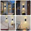 Luminaires muraux d'extérieur modernes, luminaires de véranda haut et bas pour patio, garage, extérieur - paquet de 2-114498671-128587317