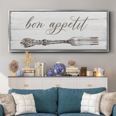 Bon Appetit- Framed Canvas