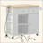 Kitchen Island With Power Outlet,Kitchen Storage Island With Drop Leaf And Rubber Wood,Open Storage And Wine Rack,5 Wheels,With Adjustable Storage For Home, Kitchen, And Dining Room,White-934773031
