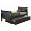 Lit classique avec lit gigogne (lit seulement)-144907748-144907749