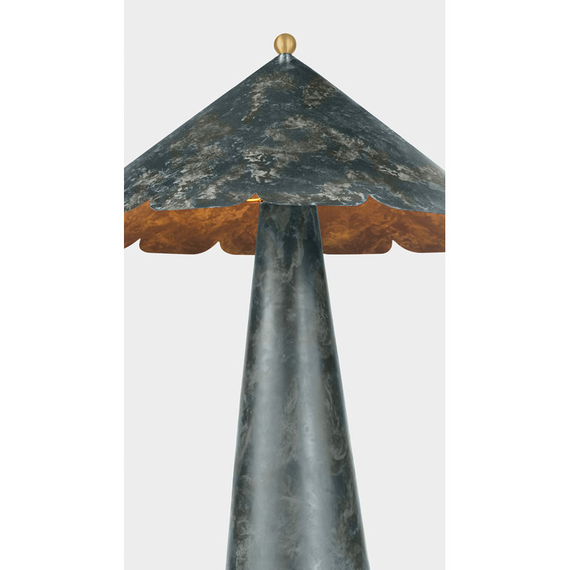 Folly Beach Table Lamp in Verdigris by Cortney Bishop
