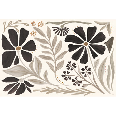 Modern Petals I Neutral by Veronique Charron