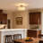 3-Light Floral Semi-Flush Ceiling Light In Copper With Linen Shade-1183556466