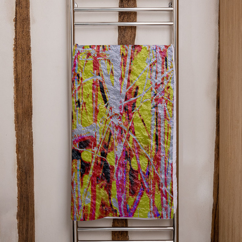Schuyler Bath Towel, Yellow/Orange