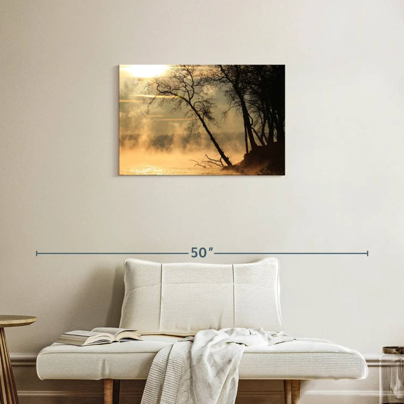 Alvord Misty Susquehanna River, 20" H x 30" W