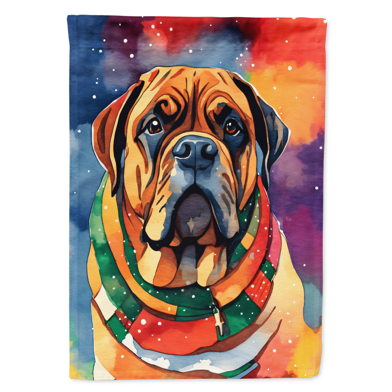Double Sided Polyester Christmas, 40'' H x 28'' W