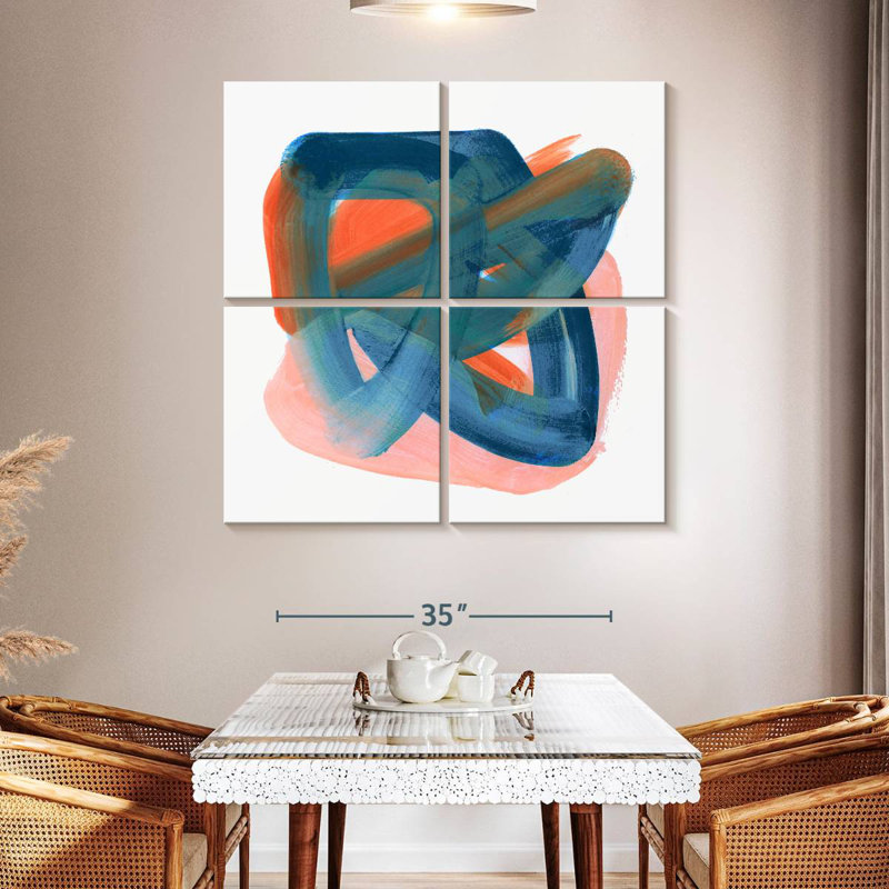 Tangled IV, 45" H x 45" W