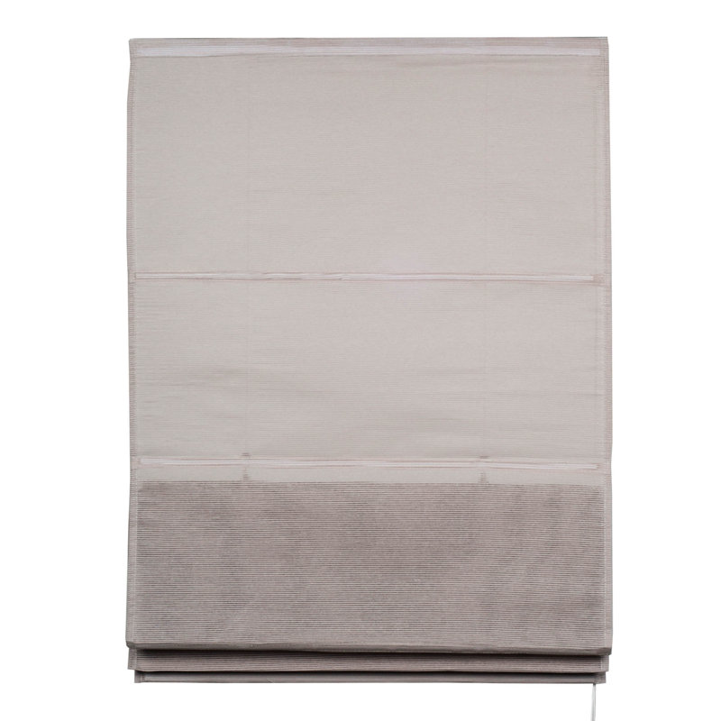 Sheer Roman Shade, Light Grey, 120cm W x 220cm L