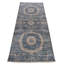 Tapis gris noué à la main de haute qualité
