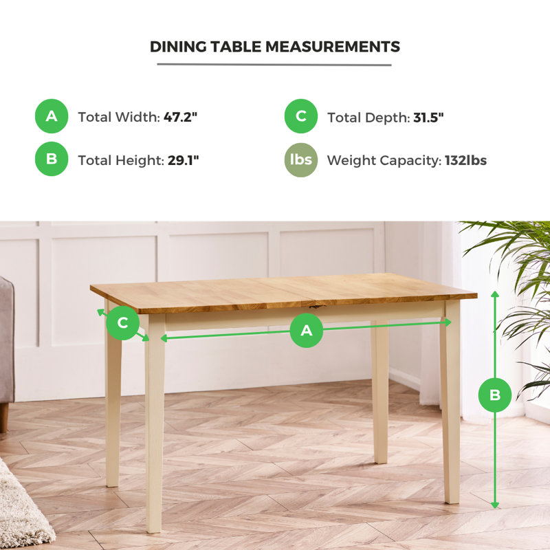 Alissah Solid Wood Extending Dining Table With Whitley Chairs & Alcazar Bench - Rustic Farmhouse, White/Gray