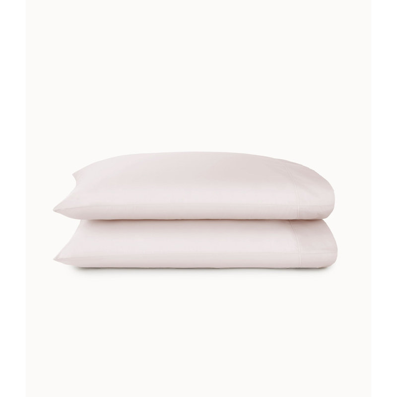 Nile 300 Thread Count Egyptian-Quality Cotton Percale Pillowcases, Standard, Dusty Pink