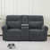Endrik 78.3" Width Wall Hugger Power Reclining Loveseat with Console, for Small Spaces Living Room and RV
