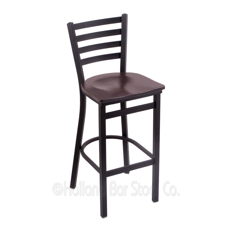 400 Jackie Bar & Counter Stool, Wood-Dark Cherry Maple, Bar Stool (30" Seat Height)