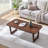  52"W Coffee Table with Storage, Mid-Century Modern Center Table for Living Room-2047339835