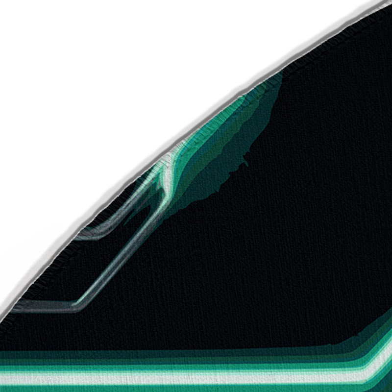 Astro Rift Indoor And Outdoor Area Rug, Round 5'