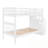 Twin-Over-Twin Bunk Bed with Storage and Guard Rail-906567854