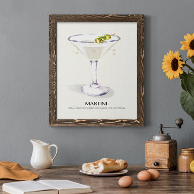 Martini - cadre photo, impression sur toile
