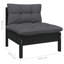 Bodden Solid Wood 6 - Person Seating Group with Cushions-860335143-860335142