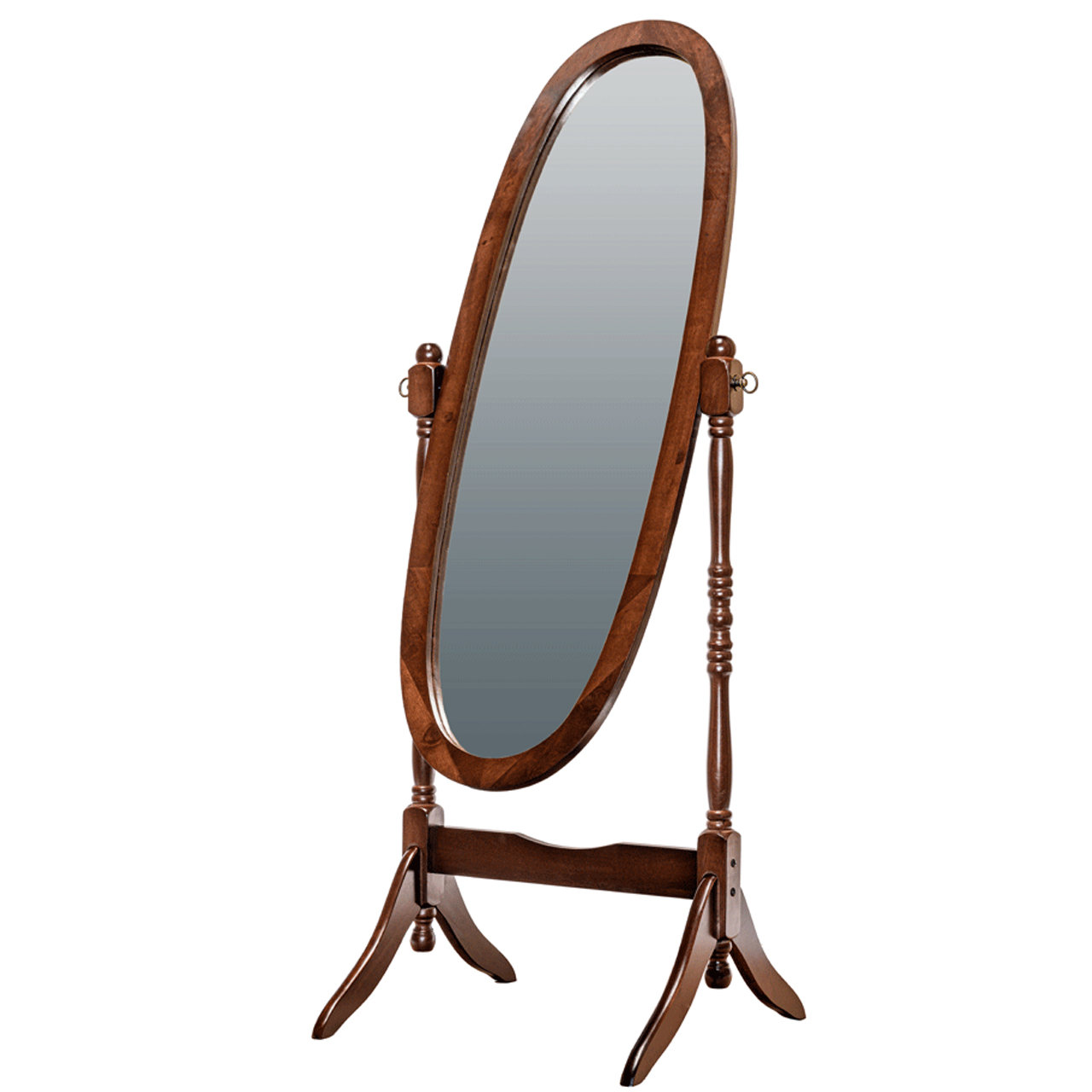 Charlton Home® Traditional Queen Anna Style Wood Floor Cheval Mirror Finish & Reviews | Wayfair