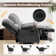 Oversized Swivel Rocker Recliner Chair Glider Rocker Lazy Recliner
