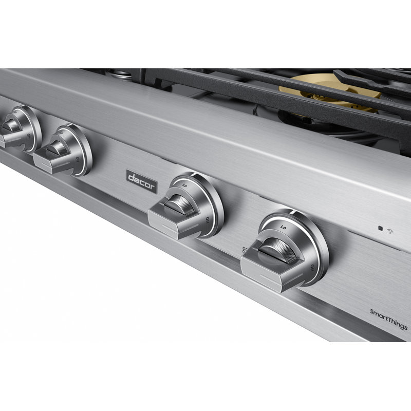 48" Gas Rangetop 6 Burners, NG/LP, Silver Stainless