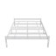 Felix Metal Platform Bed Frame Base Mattress Foundation, Solid Slat Support Premium Steel Mesh Base, Under Bed Storage, Easy Assembly-313290592-327518444