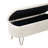38.97-inch Upholstered Storage Ottoman Bench Faux Fur Entryway Bench-1309269829